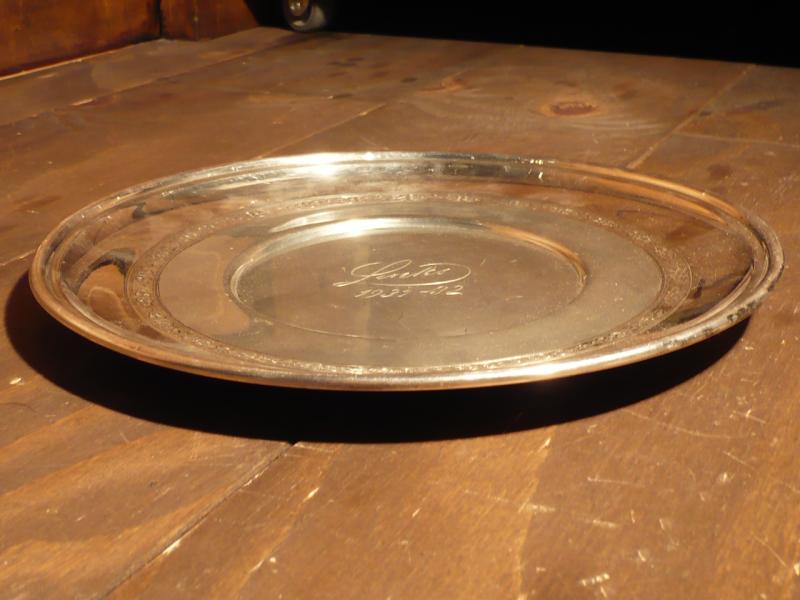 silver tray