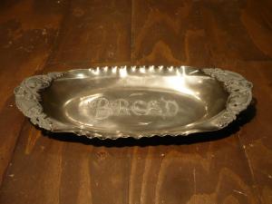 silver ”BREAD” tray