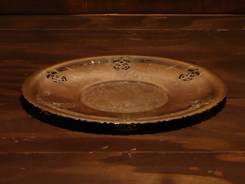 silver tray