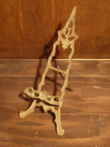 Italian brass easel