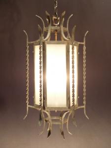 English black iron lantern lamp 6灯