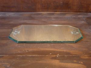 Italian display mirror tray