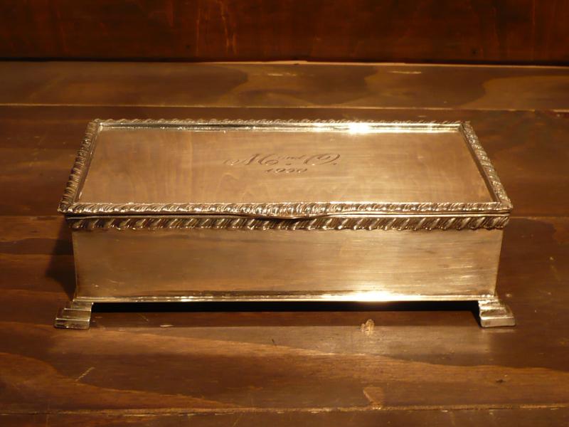 silver jewelry case