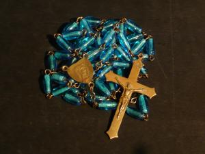 Czech glass beads rosary