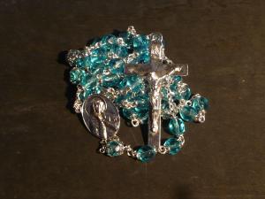 Italian glass beads rosary