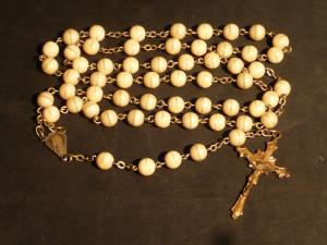 Italian glass beads rosary