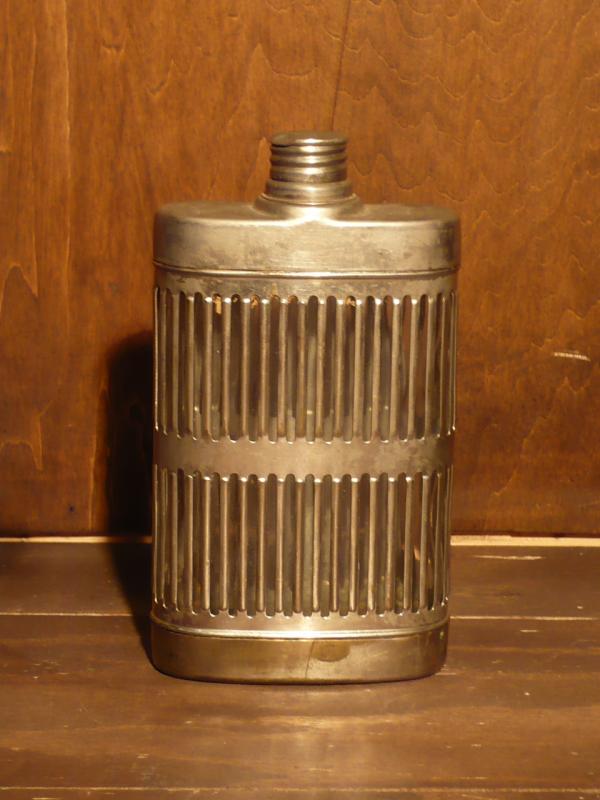 English silver pocket flask