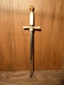 Italian knight display sword