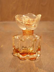 French glass perfume bottle