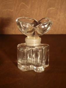 French glass perfume bottle