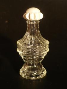 French glass perfume bottle