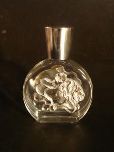 French glass perfume bottle