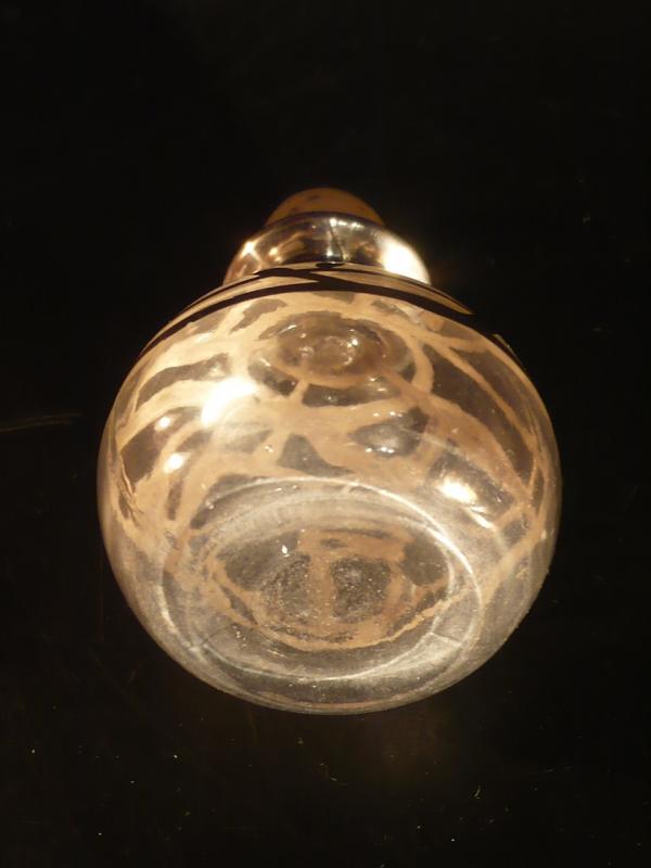 フランス製ガラス香水ビン　シルバーオーバーレイ　LCM 3055（4）