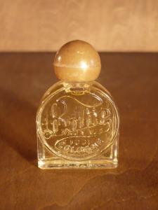 filled glass perfume bottle