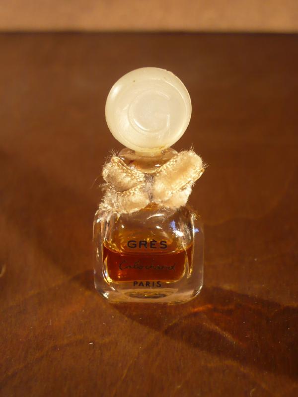 French glass perfume bottle