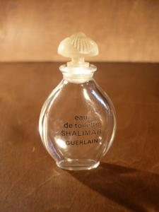 GUERLAIN glass perfume bottle