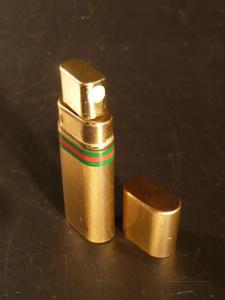 French brass atomizer perfume bottle
