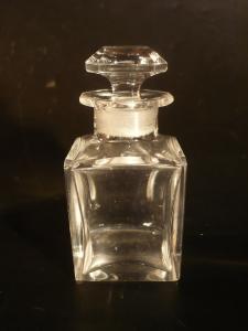 Bohemian glass perfume bottle