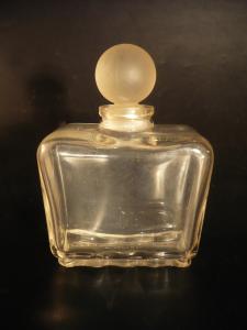 French glass perfume bottle