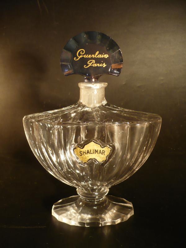 French glass perfume bottle