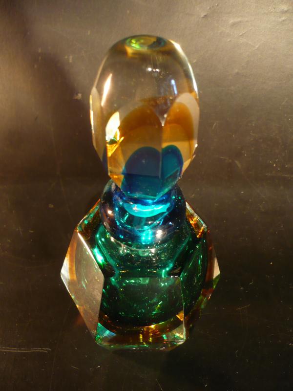 ボヘミアンクリスタルガラス香水ビン　LCM 3116（2）