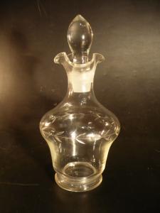 Bohemian glass perfume bottle