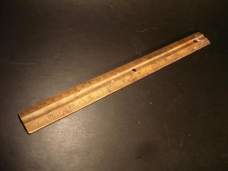 wood ruler