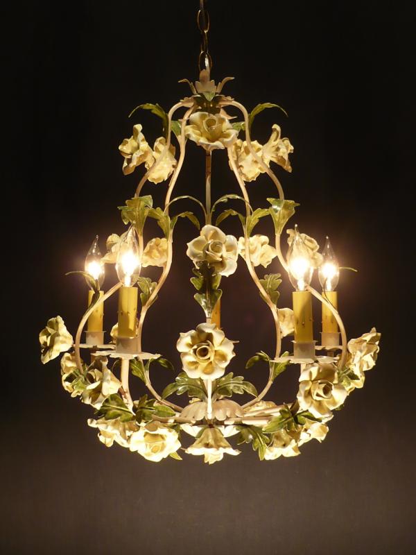 Italian flower chandelier 5灯