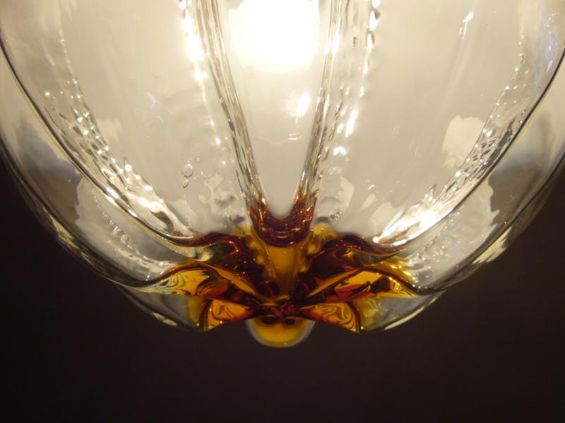 イタリア・ムラノガラスの1灯ランプ　mazzega　USH 1012（3）