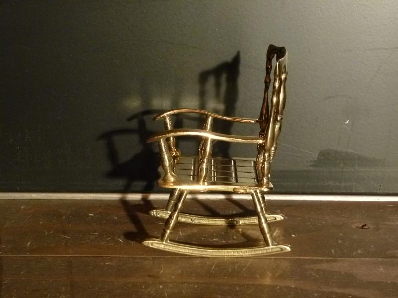 真鍮製　雑貨　椅子　LFM 0195（2）