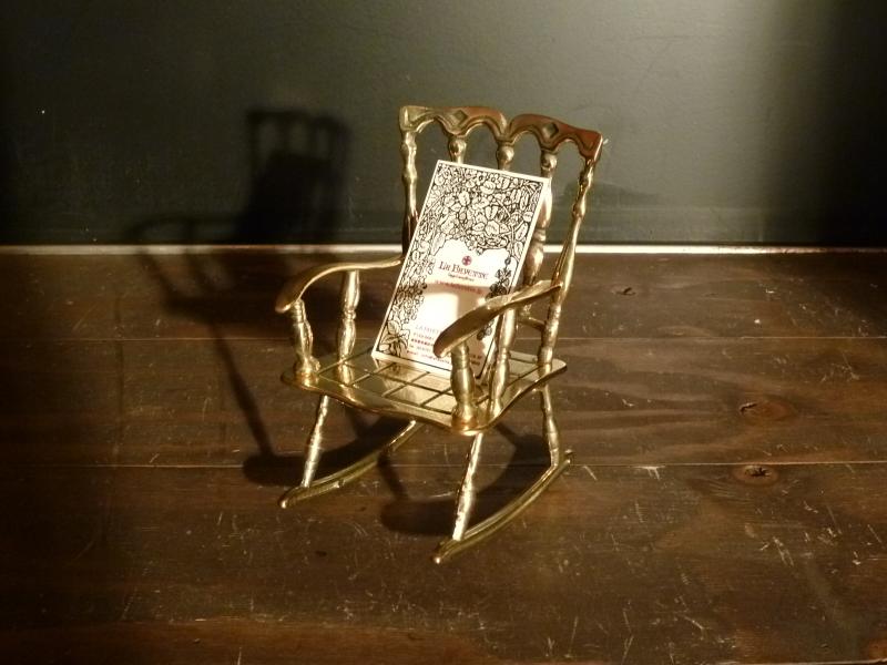 真鍮製　雑貨　椅子　LFM 0195（4）