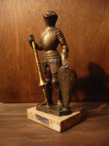 Italian knight statue