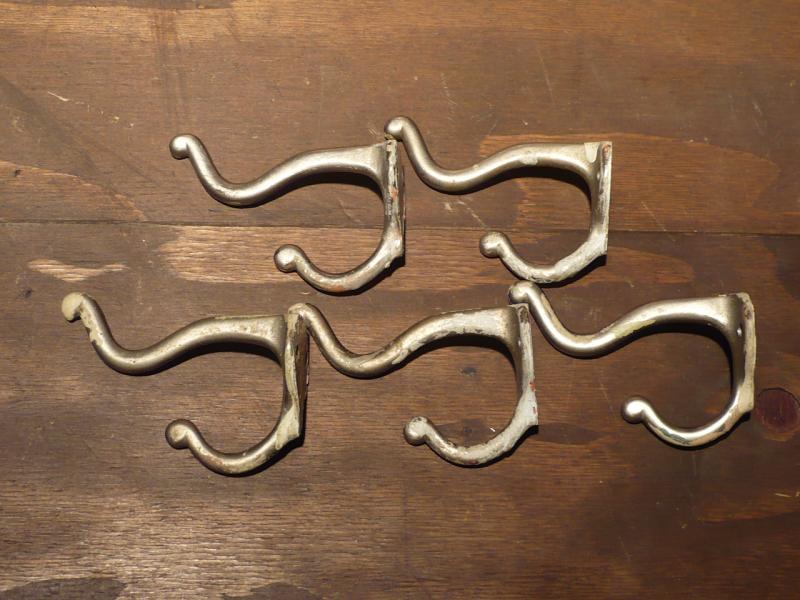 silver hat coat hook