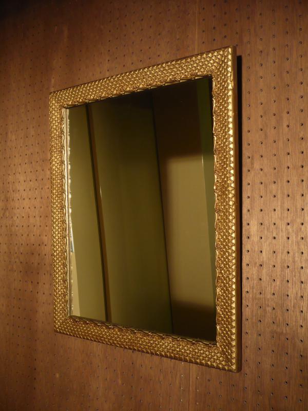 Italian wood wall mirror