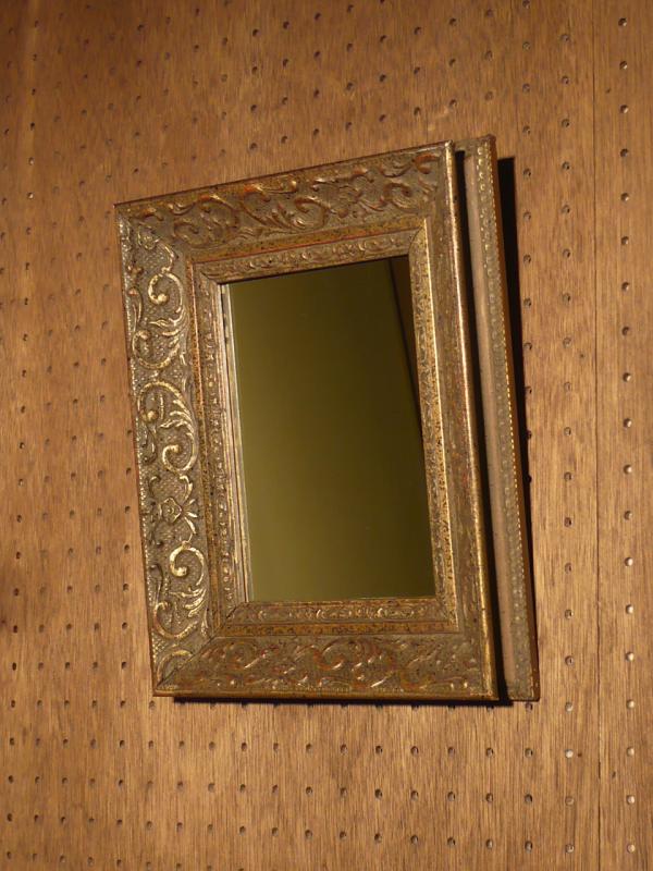 Italian wood wall mirror
