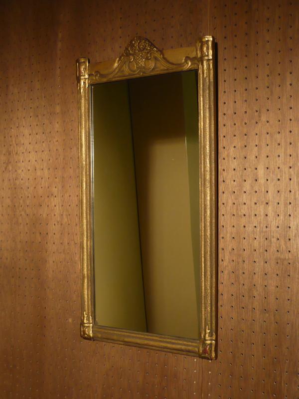 Italian wood wall mirror