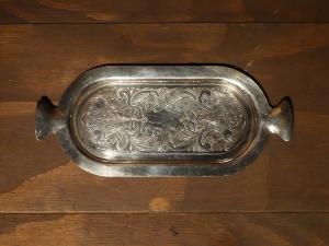 silver tray