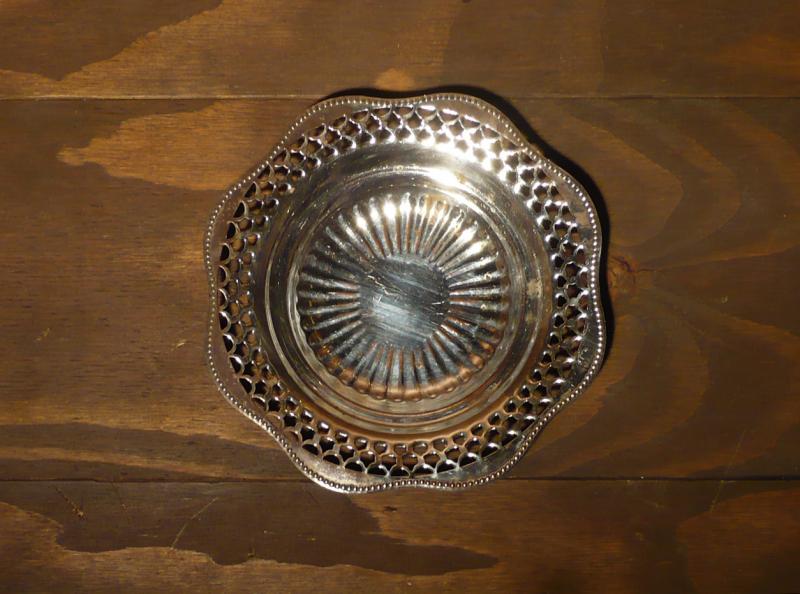 silver tray