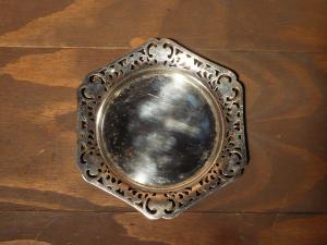 silver tray