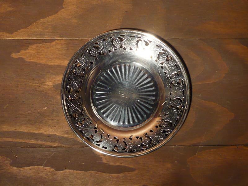 silver tray