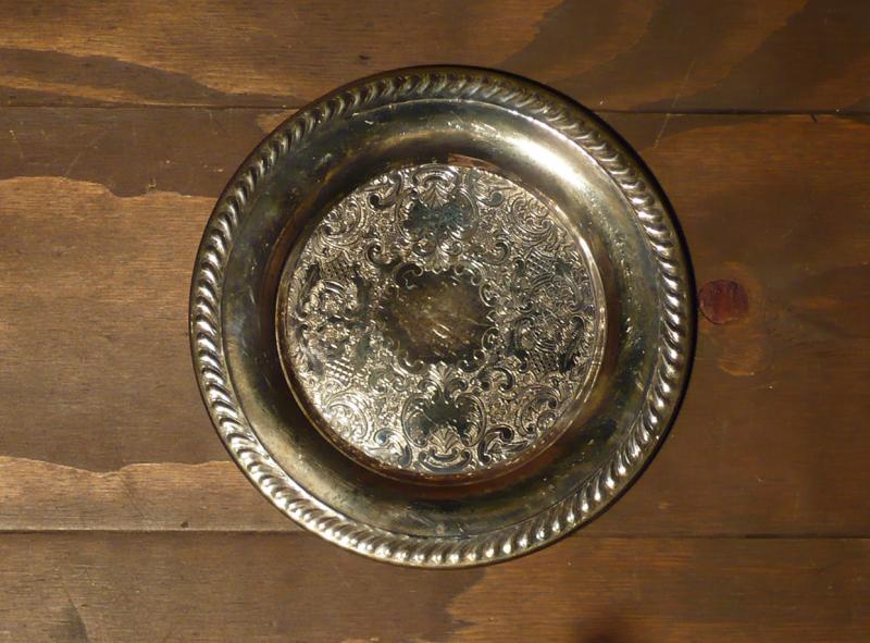 silver tray