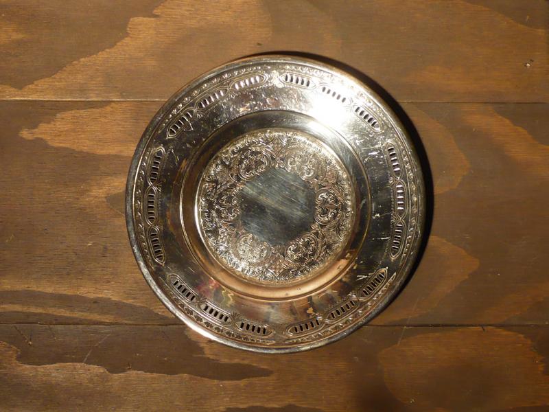 silver tray