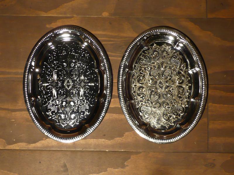 silver oval tray（残り1点！）