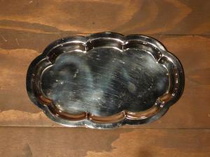 silver tray