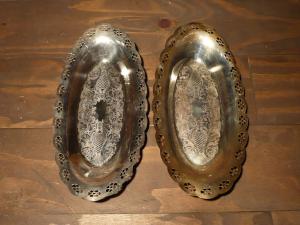 silver oval tray（2点あり！）