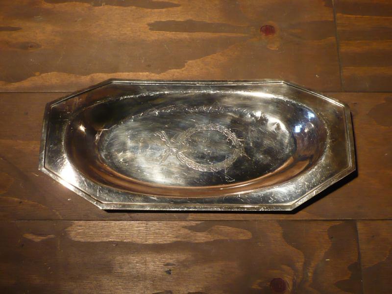 silver tray