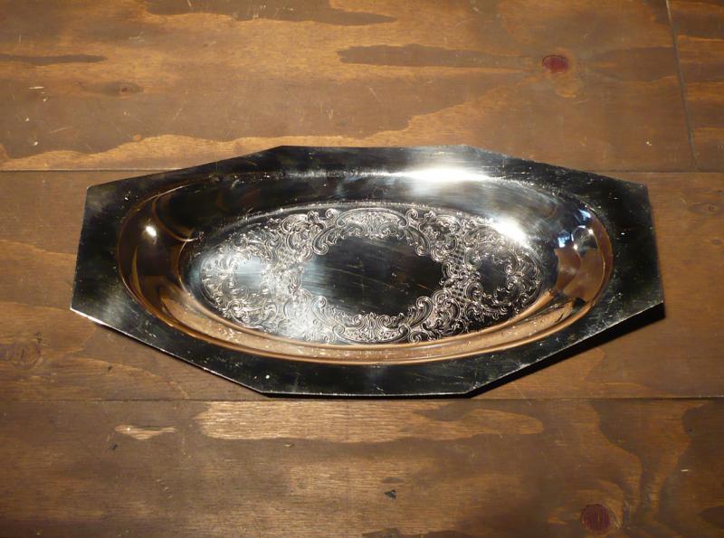 silver tray