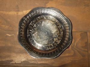 silver tray