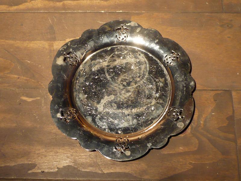 silver tray