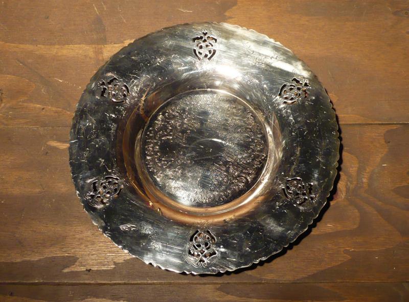 silver tray